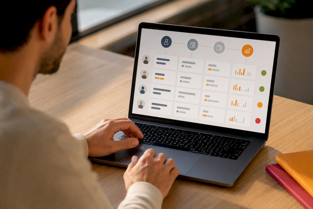 Présentation visuelle d’un plan d’action immobilier