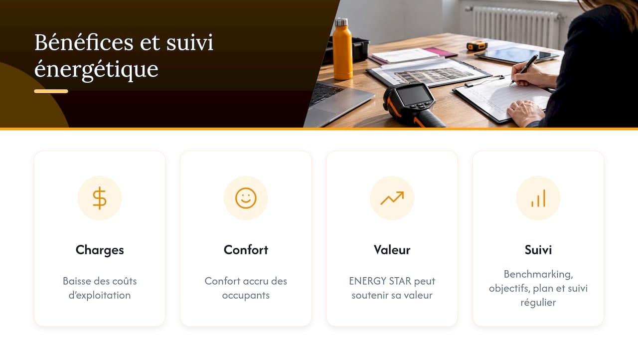 Quels bénéfices pour votre immeuble et vos résultats ? — overview diagram