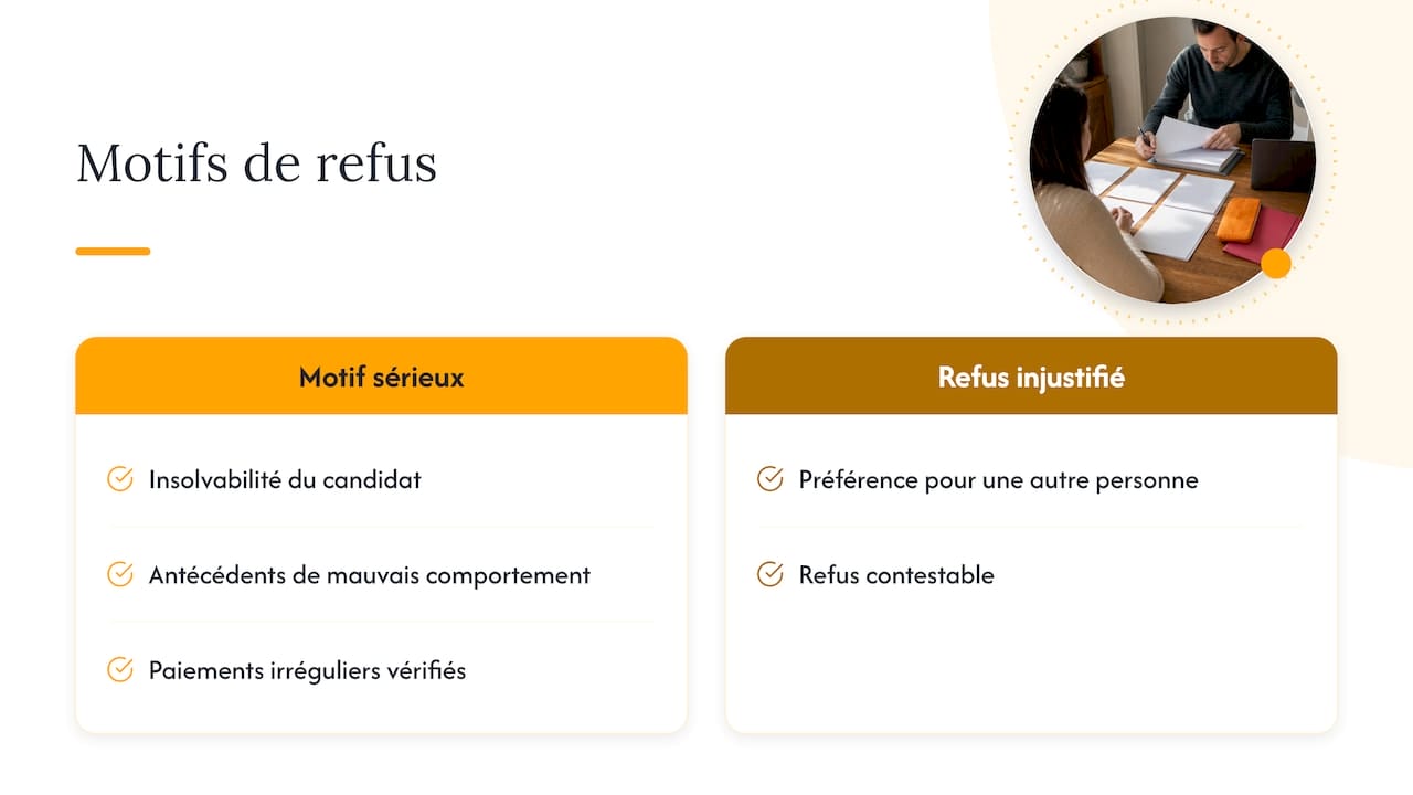 Refuser une sous-location : seulement pour un motif sérieux — overview diagram